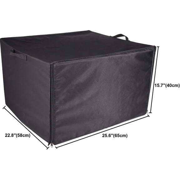 Waterproof Dust Cover for  Convection Oven, 8-in-1 Toaster Oven, 600D Nylon, Black