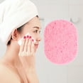 thumbnail image 2 of Unique Bargains 1 Pc Reusable Facial Sponges Runways Shape for Removing Dirt 4.13"x3.35"x0.31" Pink, 2 of 6