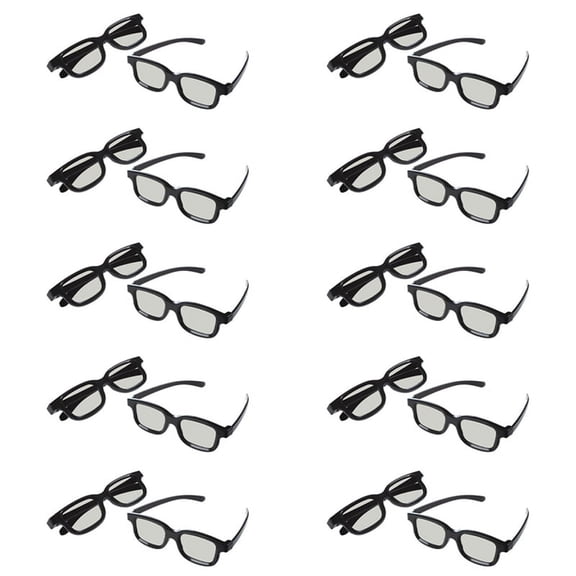 3D Glasses for Cinema 3D TV'S - 20 Pairs