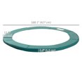 thumbnail image 2 of CoSoTower Coussin de Remplacement pour Trampoline de 14 Pi, Housse de Ressort Φ168 Pouces, Coussin de Sécurité Rond Universel Résistant à l'Eau pour Trampoline, Sans Trous pour Poteau, Vert, 2 of 7