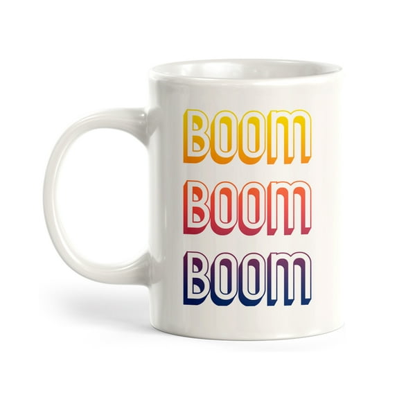 Boom Boom Boom 15oz Coffee Mug