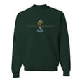 thumbnail image 2 of Wild Bobby, Ford Cobra Powered Honeycomb Grill, Cars and Trucks, Unisex Crewneck Graphic Sweatshirt, Forest Green, Medium, 2 of 4