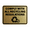 Brushed Gold, variant on Signs ByLITA Classic Framed Comply With All Recycling Regulations Sign (Brushed Gold) - Small