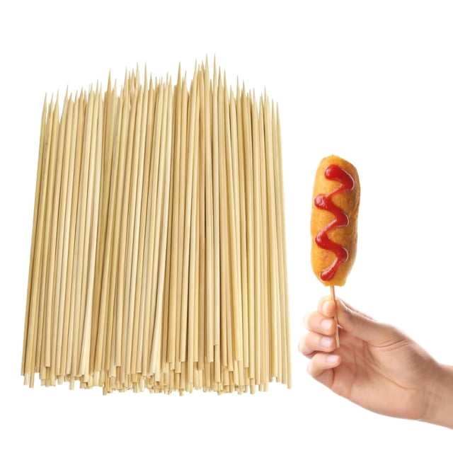 Palillos de bambú JapanBargain de 15 cm, 2500 piezas, palillos largos