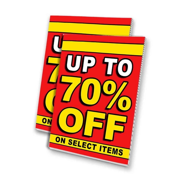 Up To 70 Percent Off On Select Items (24" X 36") 4mm Corrugated Plastic Panel, Graphics Applied To 1 Side (Pk of 2)