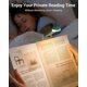 thumbnail image 3 of USB Rechargeable Book Light,Warm White,Brightness Adjustable for Eye-Protection,LED Clip on Portable Bookmark Light for Reading in Bed,Car, 3 of 3