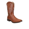thumbnail image 2 of Roper  Kids Boys Bumps Faux Ostrich Square Toe    Casual Boots   Mid-Calf, 2 of 5