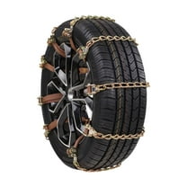 Car Winter Snow Chains Anti-Skid Iron Tire Chains for Trucks SUVs - Durable, Easy to Install, Keep You Safe on Ice & Snow