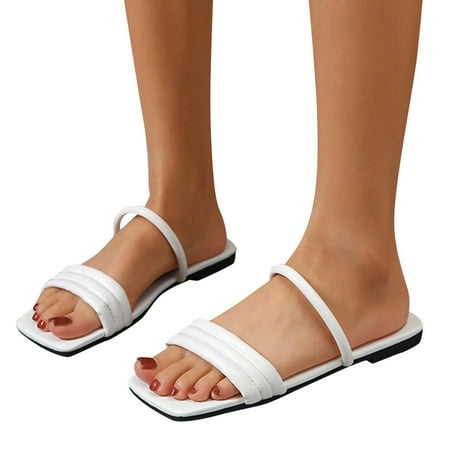 

Cathalem High Heel Wedges Sandals for Women Casual Diamond Leisure Women s Shoes Outdoor Sandals Fashion Breathable Roman Women s Sandal White 8