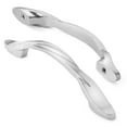 thumbnail image 2 of Cauldham 5 Pack Solid Braided Kitchen Cabinet Pulls Handles (5" Hole Centers) - Drawer/Door Hardware - Style M260 - Satin Nickel, 2 of 5