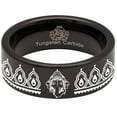 thumbnail image 5 of Ganesha Tungsten Carbide Ring, 5 of 9