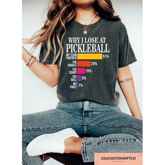 Velto Pickleball Game Day T-shirt, Playful Sports Graphic Apparel, Fun Casual Outfit, Gift Clothing for Pickleball Lovers Fullsize S-5XL Shirt