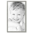 thumbnail image 2 of ArtToFrames 28" x 47" Classic Silver Picture Frame, 28x47 inch Silver Wood Poster Frame (WOM-4926), 2 of 7