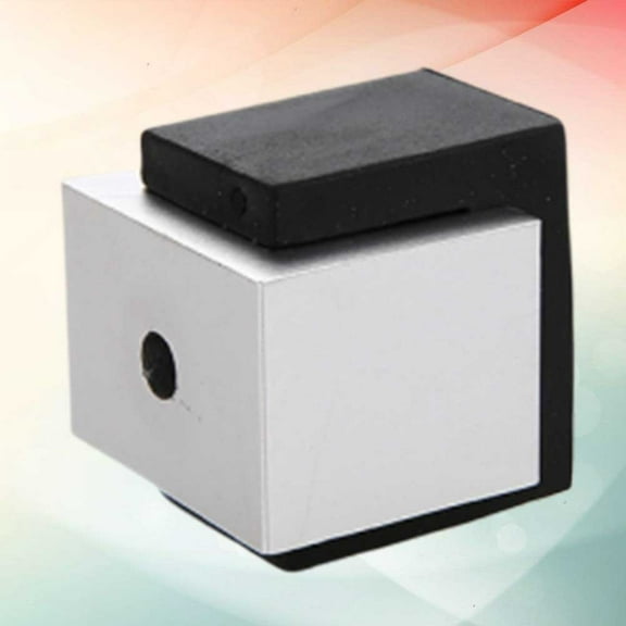 COOPHYA 1Set Multi Color Square Aluminium Alloy Door Stopper for Wall Mounted Anti Collision