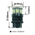 thumbnail image 2 of 2x 3157 CK SRCK 13 SMD 5050 LED Purple Direction Turn Signal Light Lamp Bulb Sockets, 2 of 7