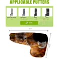 thumbnail image 3 of Golf Club Head Cover Waterproof Leather Golf Accessories HeadCovers Set Driver Headcover for Women Men Decorative Skulls, 3 of 5