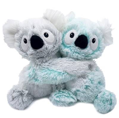 Intelex Warmies Warm Hugs Pair Of Dinosaurs Microwavable Heatable Soft Toy 