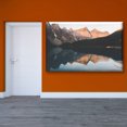 thumbnail image 2 of Cuadro Canva Listo Para Colgar Tipo Galería Ondas En El Lago 50X75 cm, 2 of 4