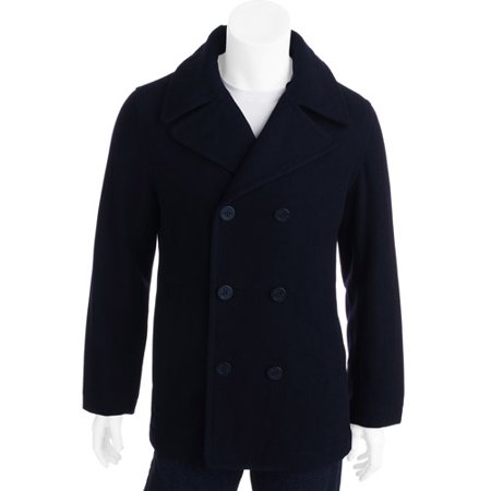 George - George - Big Men's Pea Coat - Walmart.com