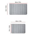 thumbnail image 2 of 1pc Pure Color Simple Soft Memory Foam Sponge Absorbent Non-Slip Mat For Bathroom, Toilet, 2 of 4