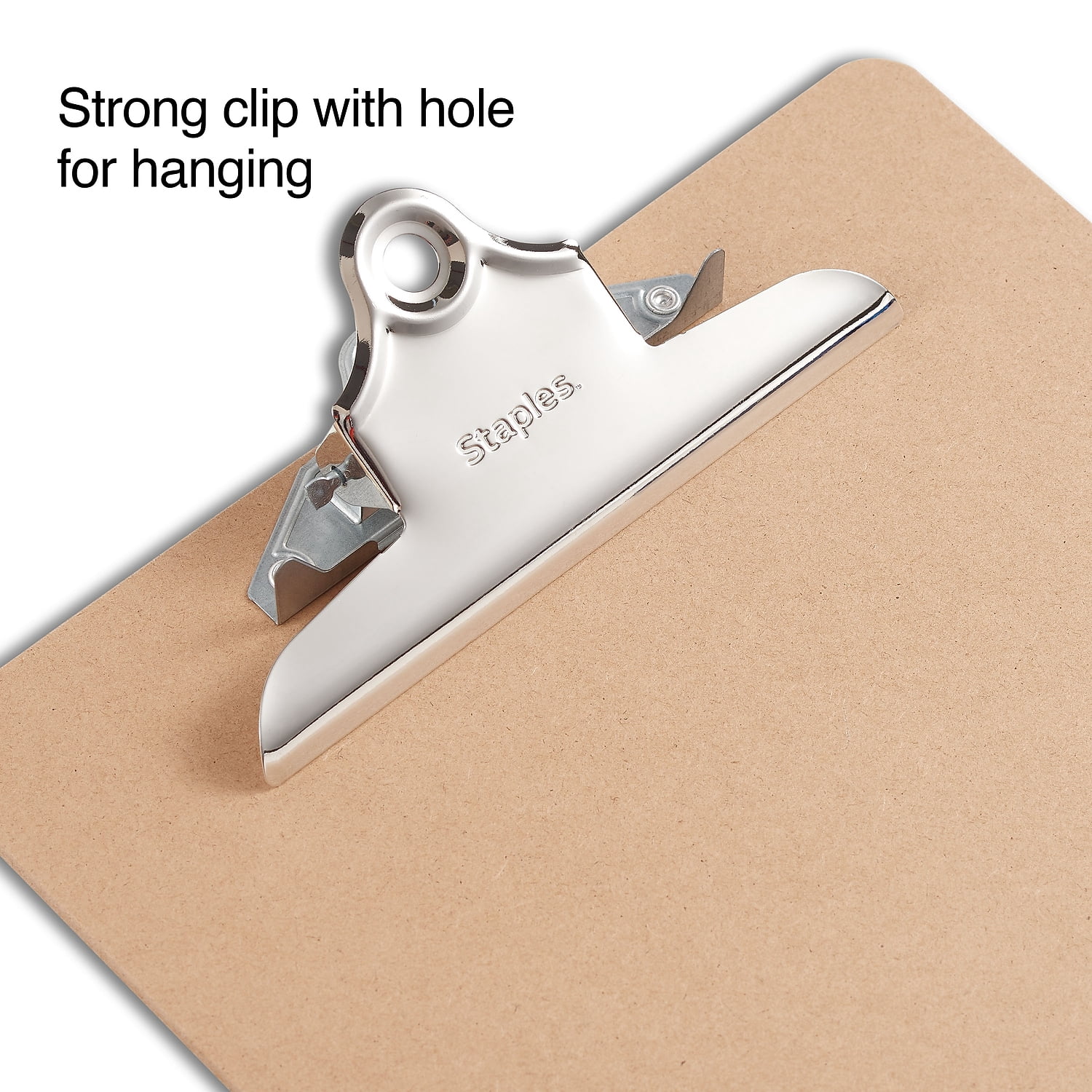 Staples Hardboard Clipboards Letter Size Natural Brown 9/Carton ST44291-CCVS