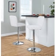 thumbnail image 2 of LumiSource Henry Adjustable Barstool - Set of 2, 2 of 6
