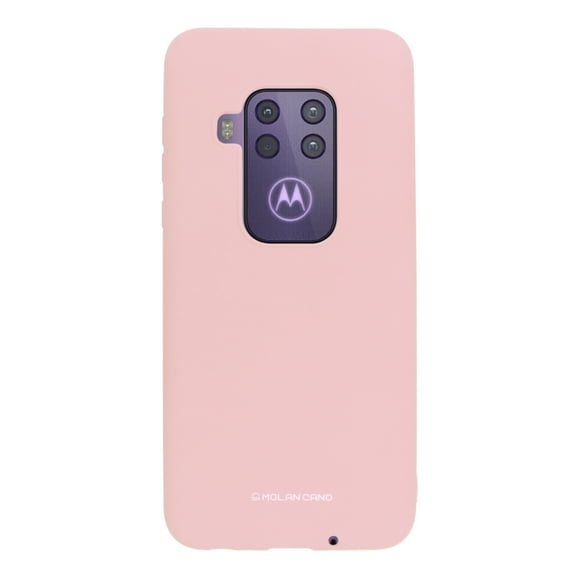 Funda para Motorola Moto One zoom Soft Rosa Molan Cano Soft Jelly