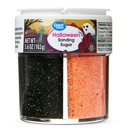 Great Value Halloween 4 in 1 Sanding Sugar, 5.85 oz