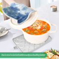 thumbnail image 3 of Yayeee Pot Holders Kitchen Heat Resistant with Pocket 7"x9.8" Cotton Oven Cooking Hot Pads, Plants and River, 3 of 7