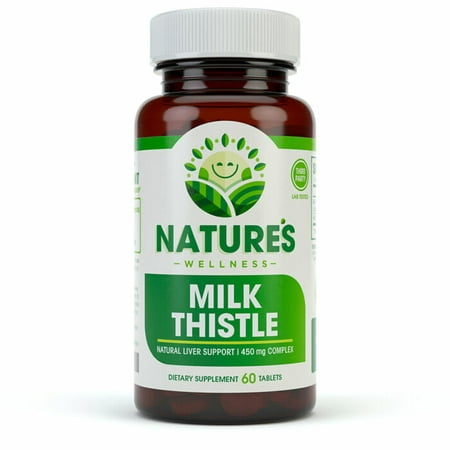 Nature's Wellness Milk Thistle Supplement - 60 (Best Supplements For Your Liver)
