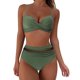 thumbnail image 1 of Gibobby Trajes de Baño Mujer Bikini de cintura alta para mujer, bañadores sexys de dos piezas con realce, traje de baño Vintage, conjunto de Bikini Retro(AG,XL), 1 of 3