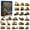 Engineering Constructive Vehicles, variant on Christmas 24 Pcs 2D Acrylic Hanging Ornaments Engineering Vehicle Advent Calendar, Christmas Tree Hanging Ornament and Keychain, Christmas Gift for Kids