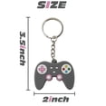 thumbnail image 3 of RONYOUNG 24PCS Video Game Controller Keychains in 6 Colors Video Game Party Controller Handle Key Ring Game Controller Keychain for Video Game Party Favors Birthday Baby Shower, 3 of 5