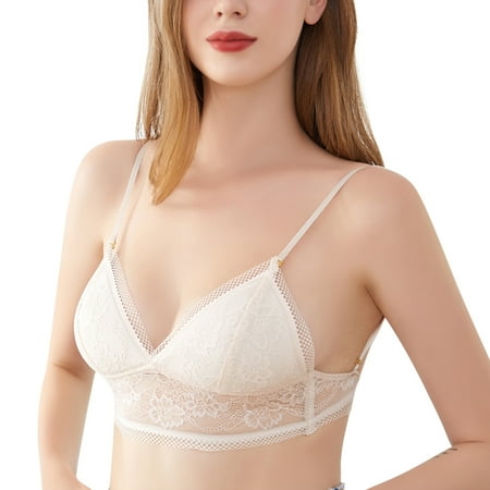 

Spdoo Ladies Lace-U-Back Lifting Bra Convertible Strap Multiway Low Back Bra Wireless Lifting Lace Bra Mesh Lingerie Brassiere Low Back Underwear