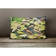 thumbnail image 4 of Koi Pond IV Canvas Fabric Decorative Pillow, 4 of 4