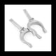 thumbnail image 5 of 2 Uds. Cerradura de de Aluminio Rowlock Premium Marine Row Boat Balsa de Agua Kayak Canoa Lock Rowlock Montaje Lateral, 5 of 5