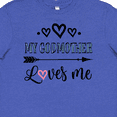 thumbnail image 4 of Inktastic My Godmother Loves Me Godchild Youth T-Shirt, 4 of 5