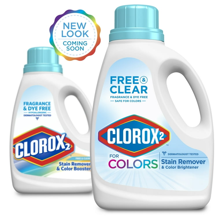 Clorox 2 Free & Clear Laundry Stain Remover and Color Booster, 88