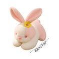 thumbnail image 3 of Little People Toys kcavykas Easter Stuffed Cute Bunny Doll Flower Cute Bunny Doll Toy Mother And Child 7.87in Birthday Gift, 3 of 5