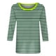 thumbnail image 5 of Camisetas de Manga Corta para las Mujeres a Rayas Impresas de Tres Cuartos de Manga, Cuello Redondo Casual Top, 5 of 5