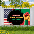 thumbnail image 6 of Patriotic Design Black History Month Banner African American Celebration Flag Theme for Educational Events Community Gatherings Cultural Celebrations, 6 of 6