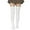 White, variant on Women Extra Long Thigh High Socks Cotton Knit Warm Thick Tall Boot Stockings Leg Warmers
