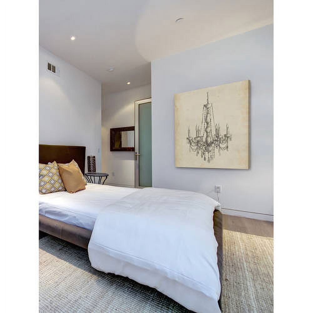 Marmont Hill "Classical Chandelier II" Painting Print on Wrapped Canvas
