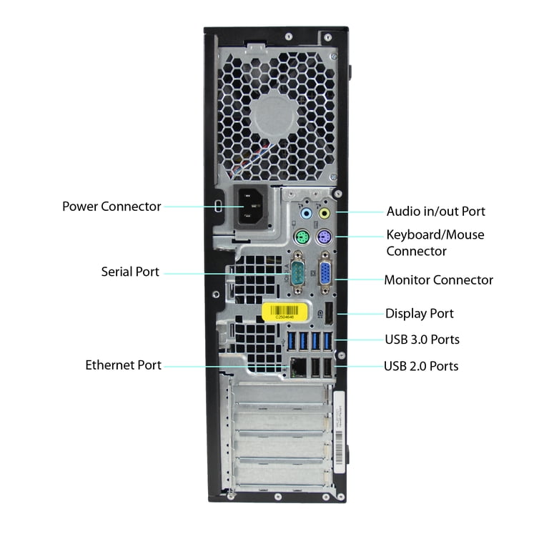 Restored HP 6300-SFF Desktop PC with Intel Core i3-3220 Processor