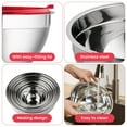 thumbnail image 3 of 29PCS Stainless Steel Mixing Bowls with Lids Set, with 3 Grater Attachments Size 4.5, 4, 3.5, 2.1, 1.5, 1.1, 0.7QT, Ideal for Kitchen Cooking Baking & Serving, 3 of 7