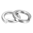 thumbnail image 1 of Uxcell M4 316 Stainless Steel Spring Lock Washer Split Lock Washer Lock Metal Washers for Screws Bolts 100 Pack, 1 of 7