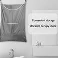 thumbnail image 4 of Bolsa de almacenamiento para el baño Ropa sucia para colgar en el hogar Bolsa de lavandería con cremallera Organizador de artículos diversos con ganchos Methold HA002839-00, 4 of 6