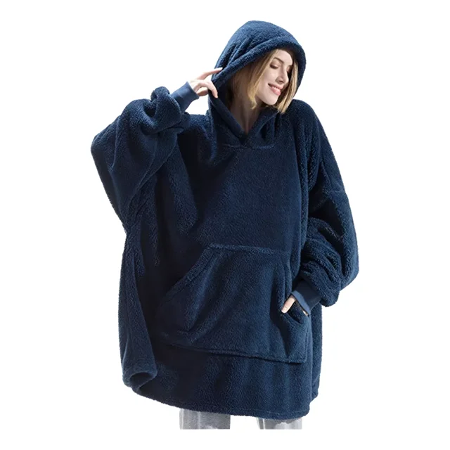 Sudadera Cobija Unisex Con Capucha Afelpada Calientita Suave