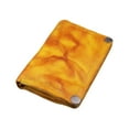 thumbnail image 3 of Cartera delgada para hombre, regalo para él, tarjetero, monedero, billetera plegable. Amarillo, 3 of 9