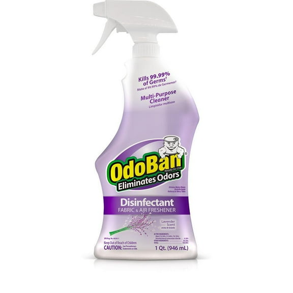 OdoBan 32 oz. Ready-to-Use Lavender Disinfectant, Fabric and Air Freshener, Mold and Mildew Control, Multi-Purpose Spray